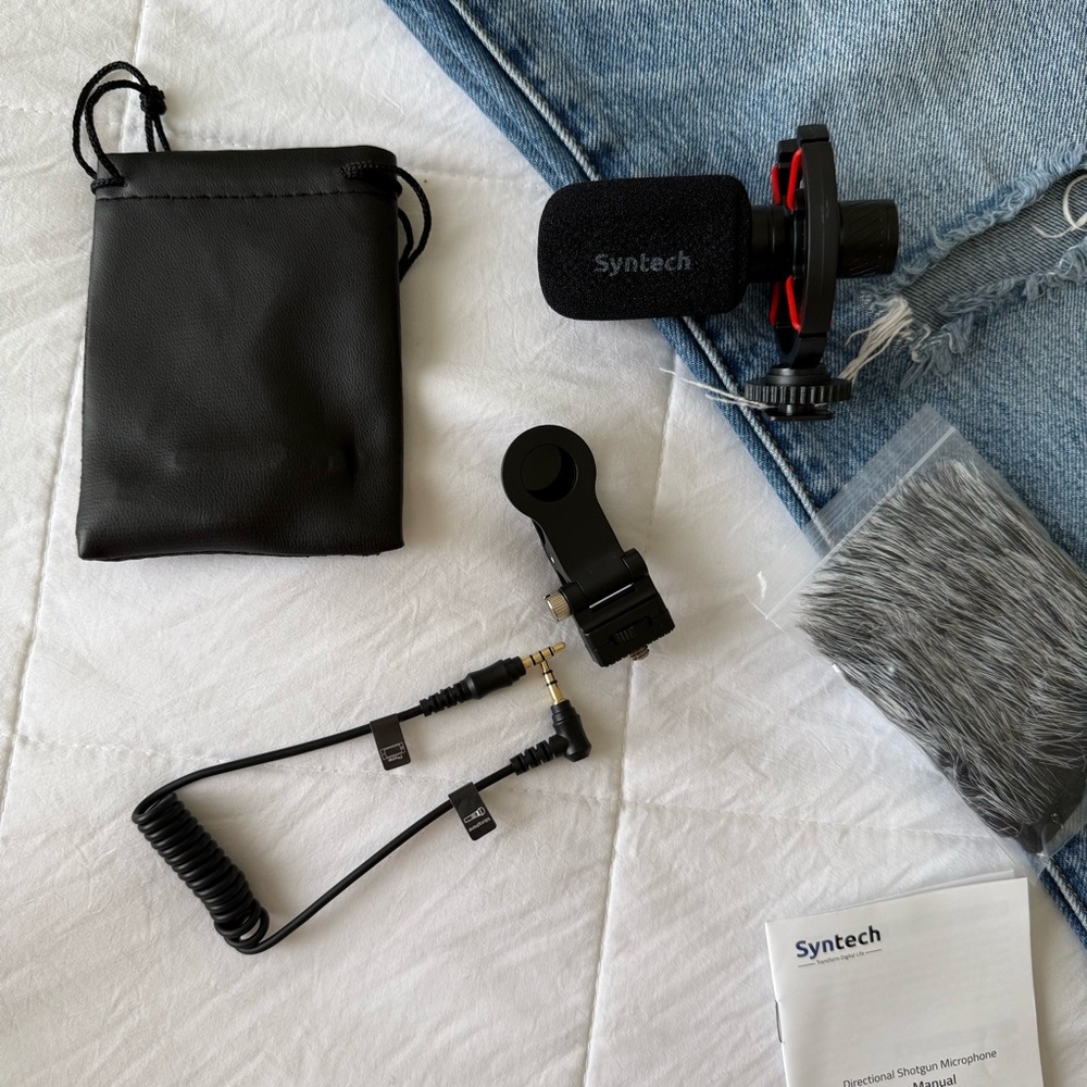 Black Microphone Kit Camera Microphone‎